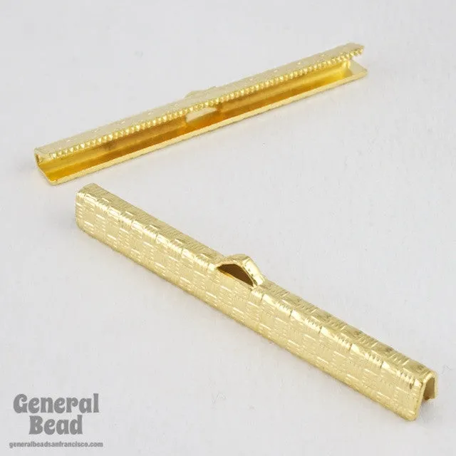 1 1/2 Inch Gold Tone Bar Clamp #MFI024