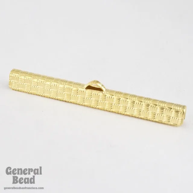 1 1/2 Inch Gold Tone Bar Clamp #MFI024