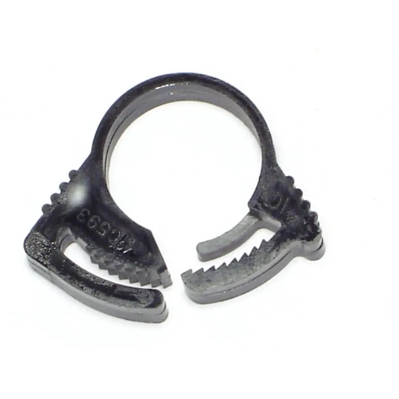 19/32" Nylon Plastic Hose Clamps (10 pcs.)