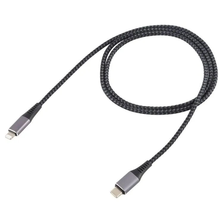 1m Nylon Braided USB-C to Lightning Fast Charge & Data Transfer Cable