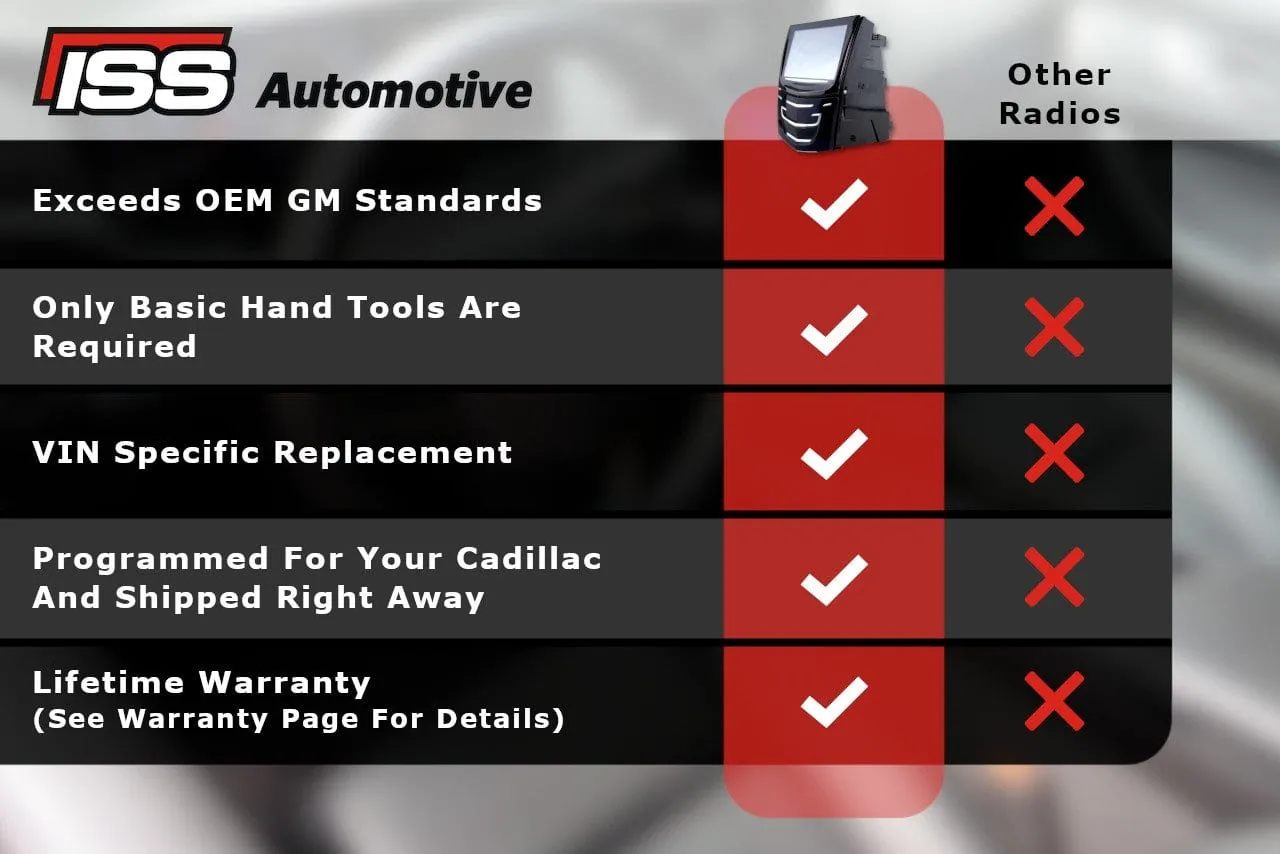 2016 Cadillac SRX Radio Replacement