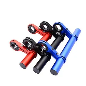 20cm black Aluminum alloy bicycle extension rod, multi-function extension bracket AZ10369