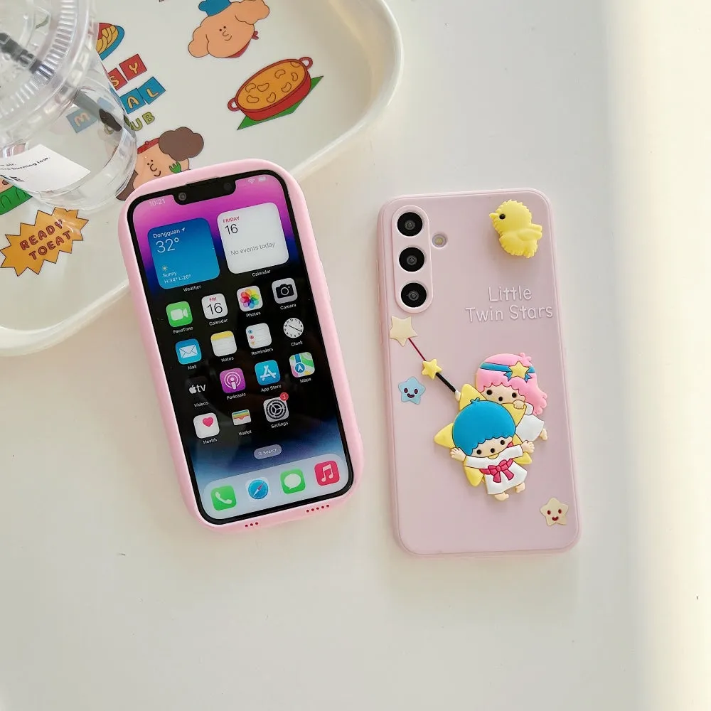 3D Spin Flower Silicone Soft Phone Case - Mi Note 13 Pro (5G)