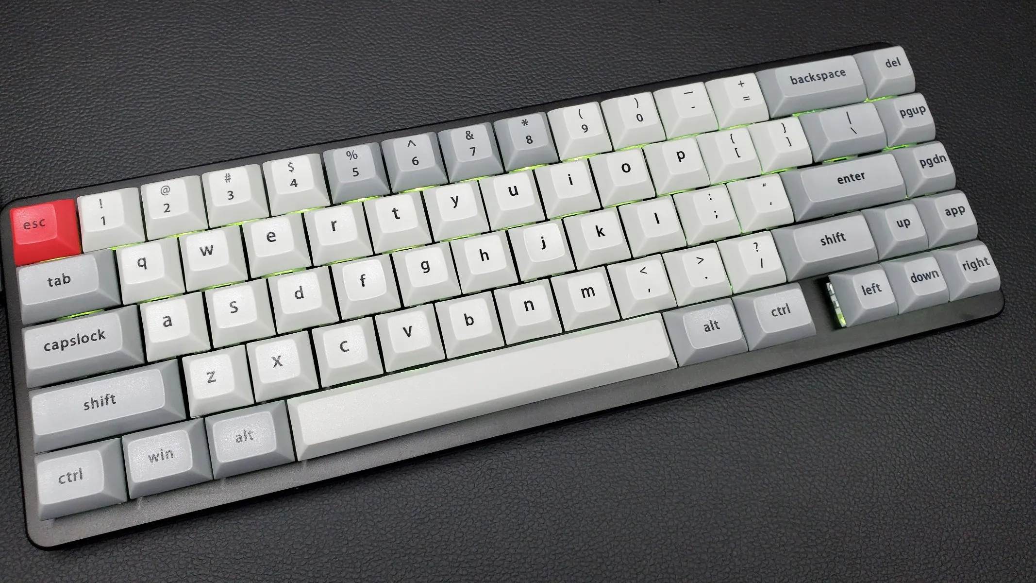 65 Percent Low Profile Aluminum QMK Mechanical Keyboard