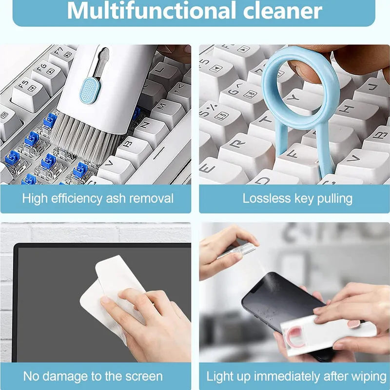 7 in 1 Computer Keyboard Cleaner Brush Kit Cleaning Tool