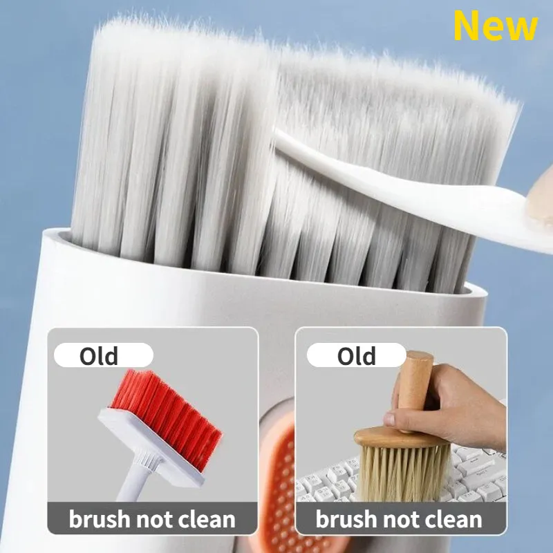 7 in 1 Computer Keyboard Cleaner Brush Kit Cleaning Tool