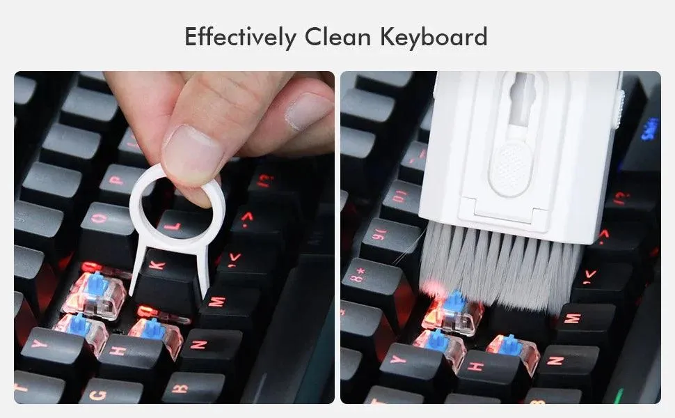 8-in-1 Electronic Cleaner Kit - All-in-One Keyboard, Headphone & Screen Cleaning Solution