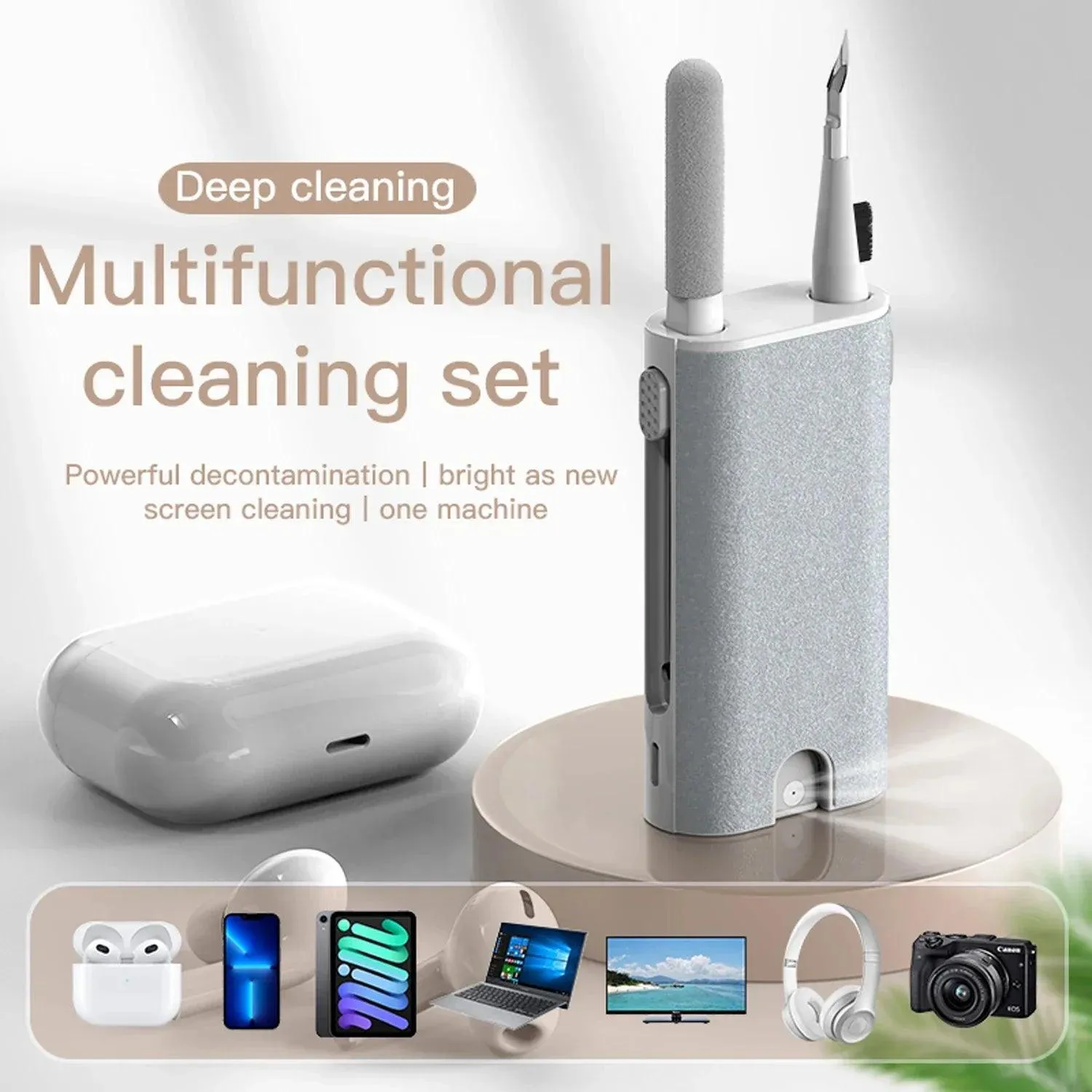 8-in-1 Electronic Cleaner Kit - All-in-One Keyboard, Headphone & Screen Cleaning Solution