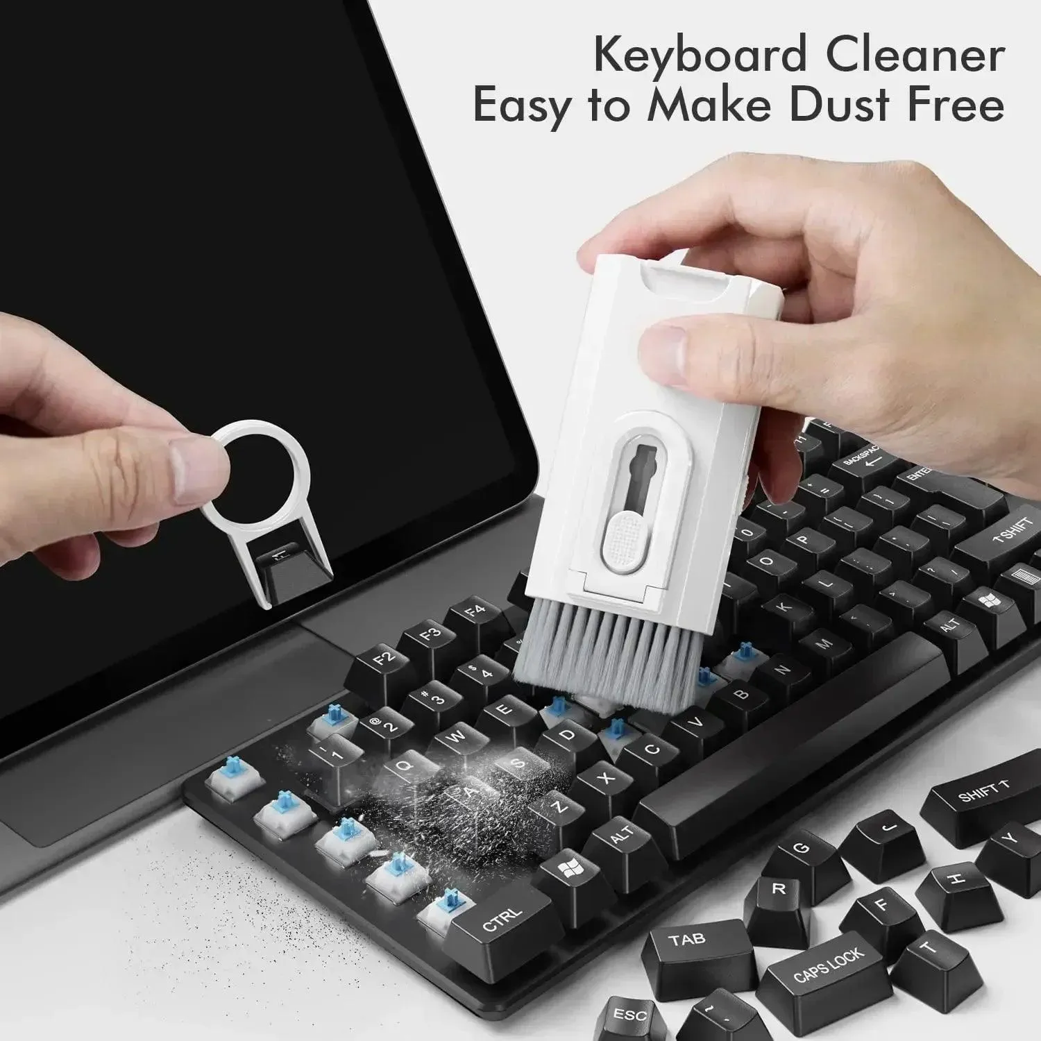 8-in-1 Electronic Cleaner Kit - All-in-One Keyboard, Headphone & Screen Cleaning Solution