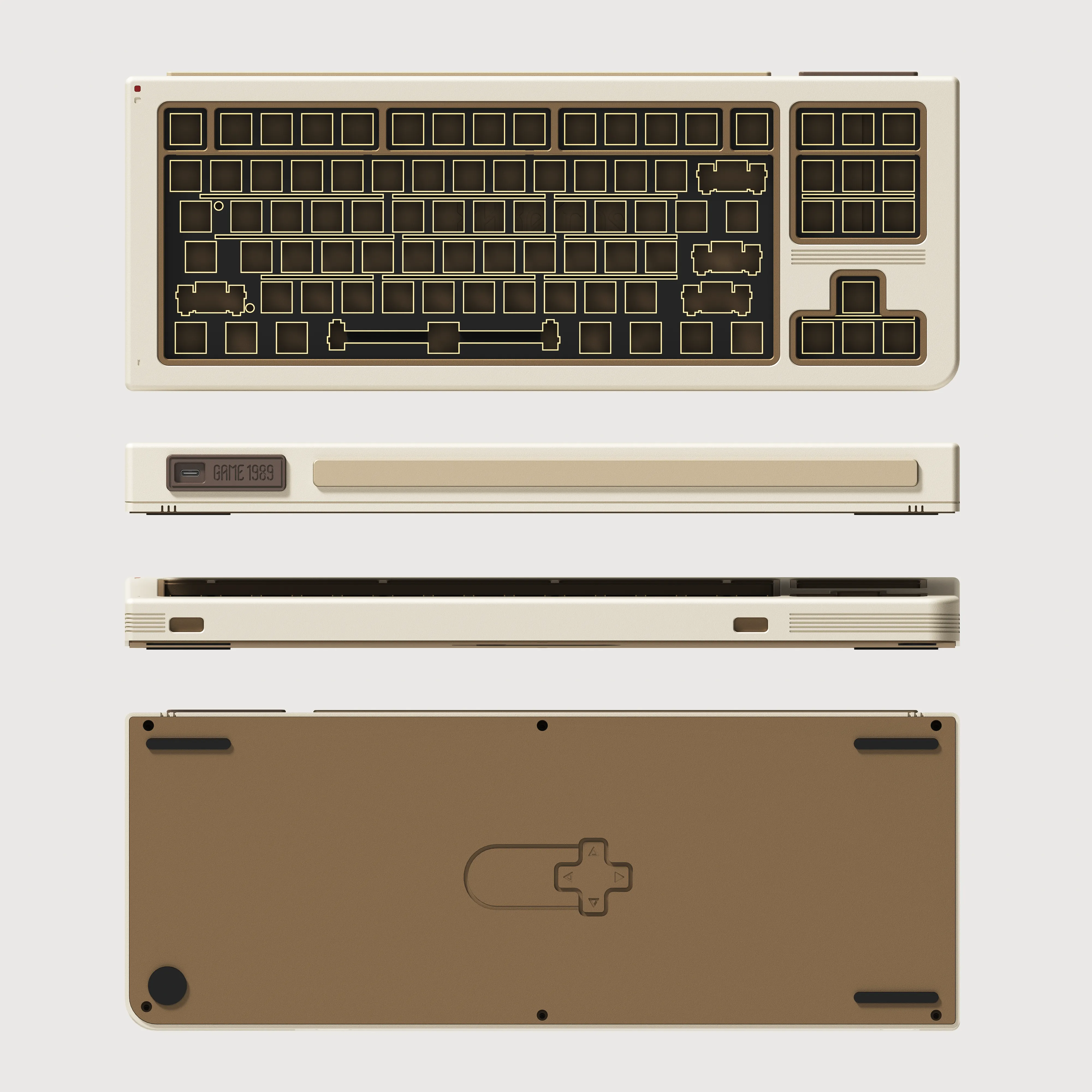 80Retros GAME 1989 TKL Mechanical Keyboard Kit