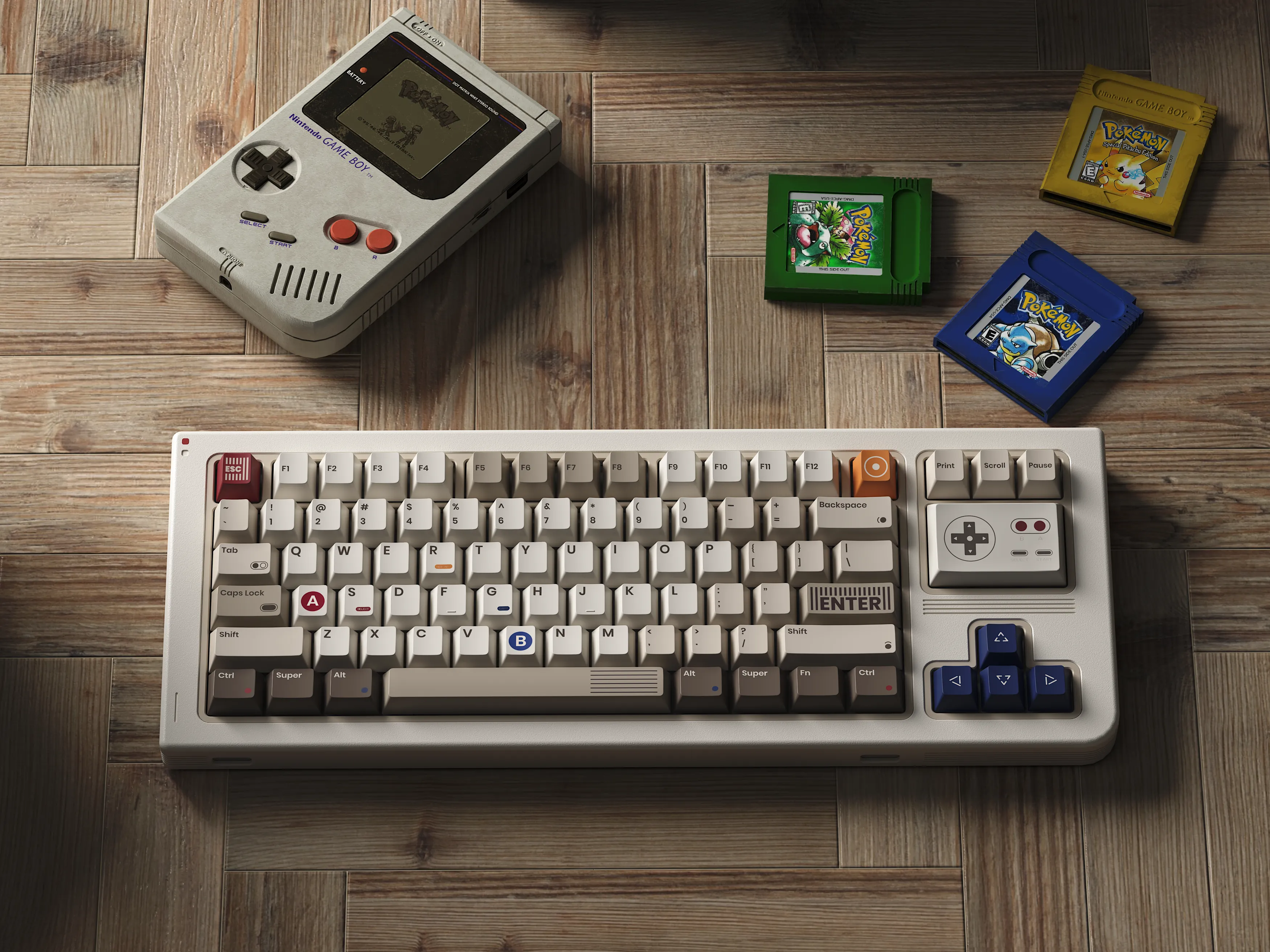 80Retros GAME 1989 TKL Mechanical Keyboard Kit