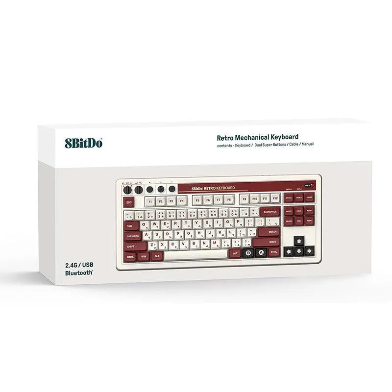 8BitDo Retro Hot Swappable Mechanical Gaming Keyboard