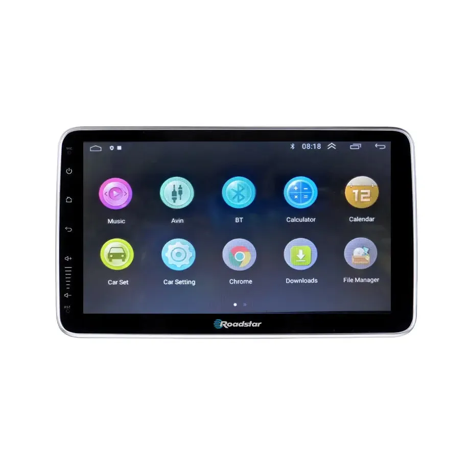 9 Inch Roadstar Rotating Screen Single Din Android Multimedia Unit