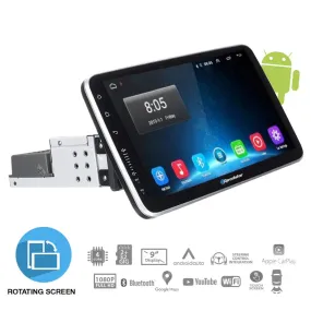 9 Inch Roadstar Rotating Screen Single Din Android Multimedia Unit