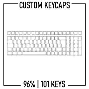 96% Custom Keycaps Set ( ISO | 101 Keys )