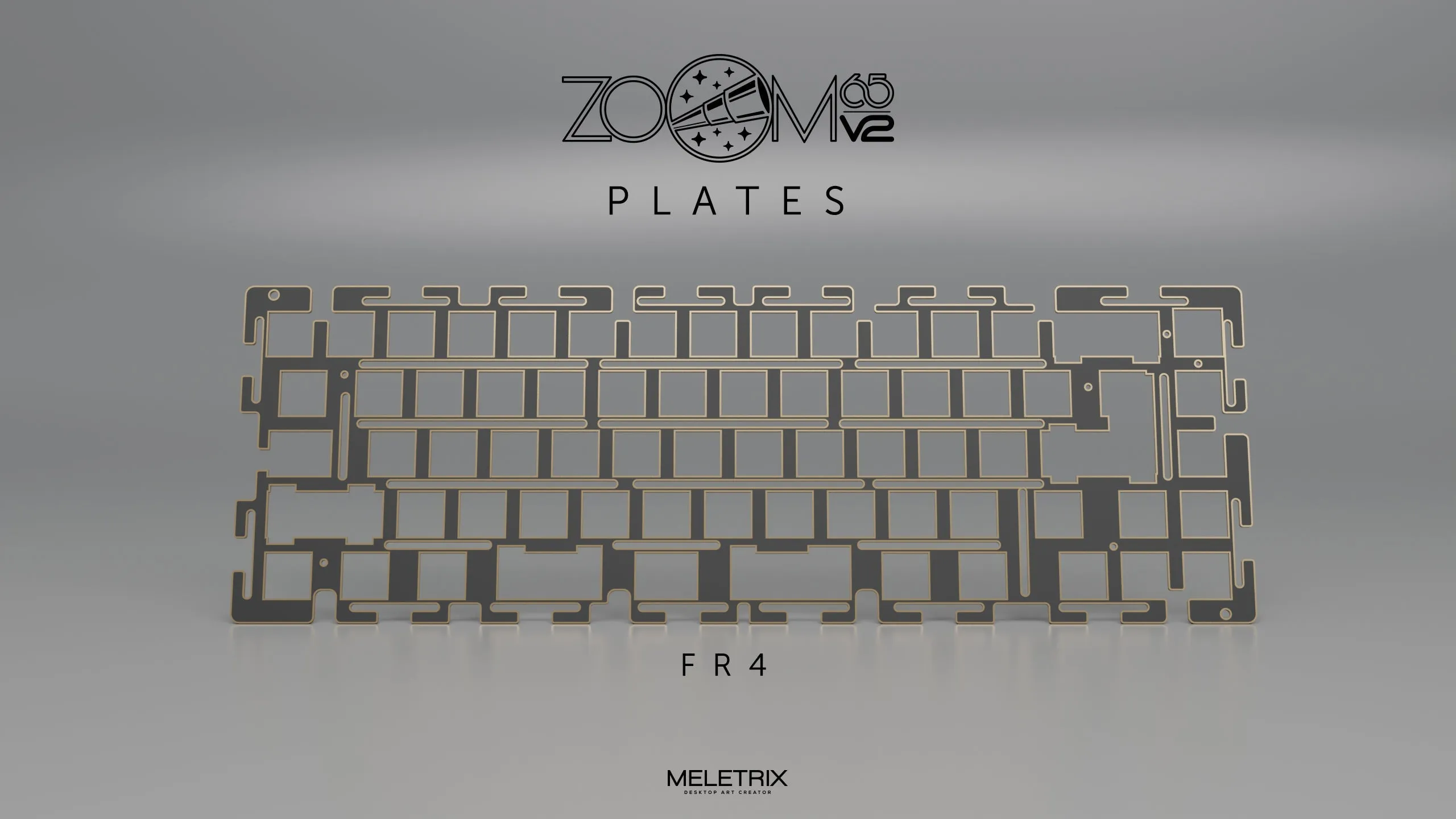 Add-on Plates and Misc. Components for Zoom65 Essential Edition V2 Keyboard Kits