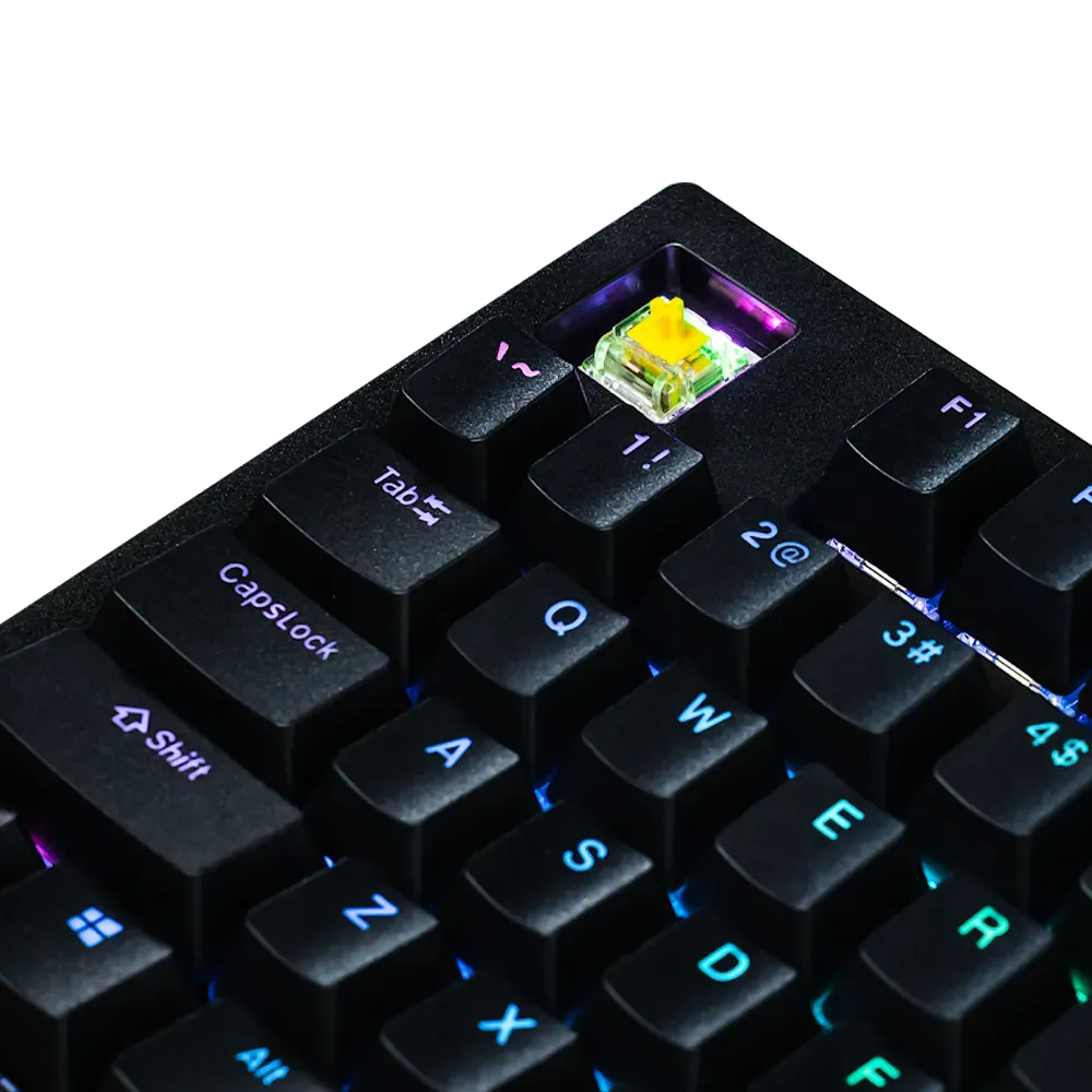 Aftershock Oden V2 TKL | 87 Key Wired Mechanical Keyboard (Black)