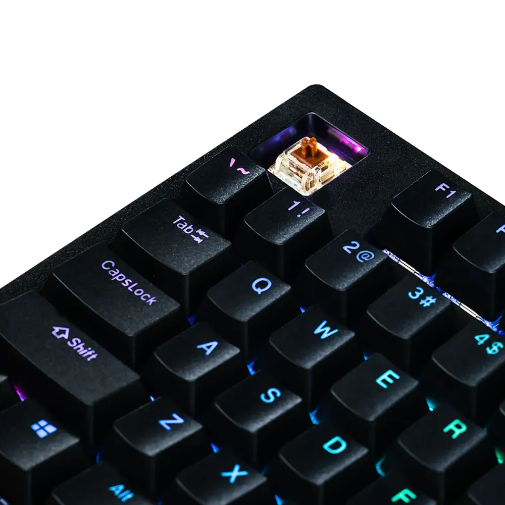 Aftershock Oden V2 TKL | 87 Key Wired Mechanical Keyboard (Black)