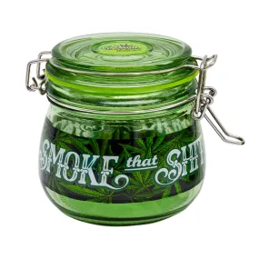 Airtight Glass Storage Jar | Smoke That Shit