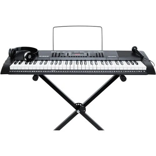 Alesis Melody 61 MKII 61-Keys Digital Keyboard with Built-In Speakers and 300 Tones (Bench and Stand Included) | Mark II