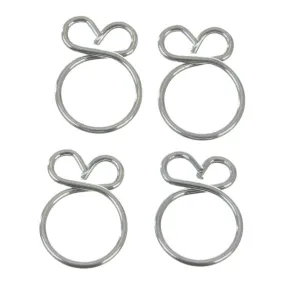 All Balls Racing Fuel Hose Clamp Kit - 9.7mm Wire (4 Pack)