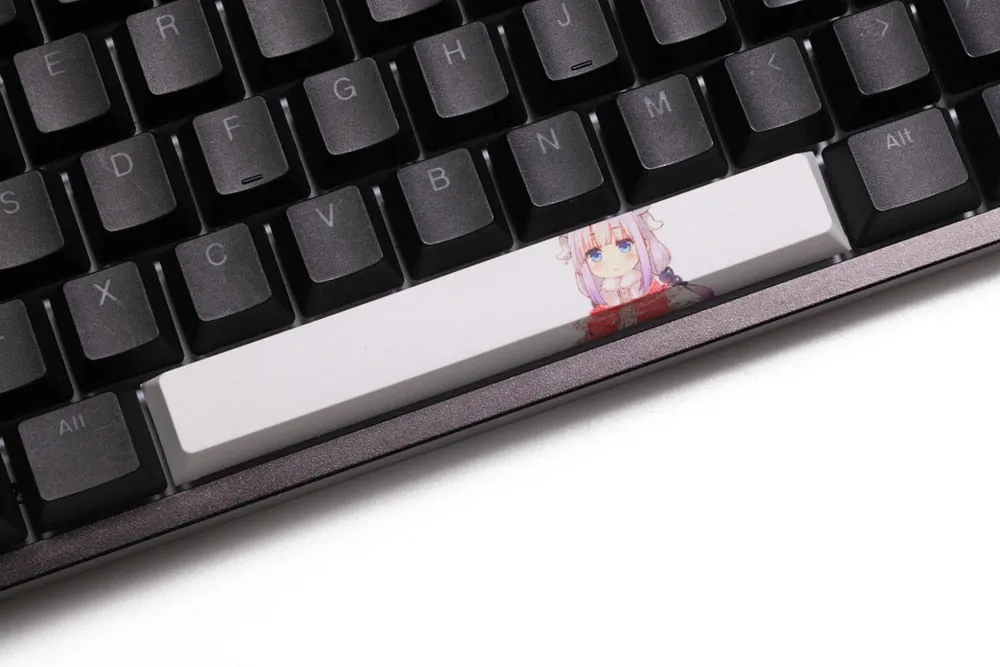 Allover dye subbed Keycap Novelty 6.25u spacebar pbt for keyboard KannaKamui Rem Tachibana Kanade Yuuki Asuna Tohsaka Rin