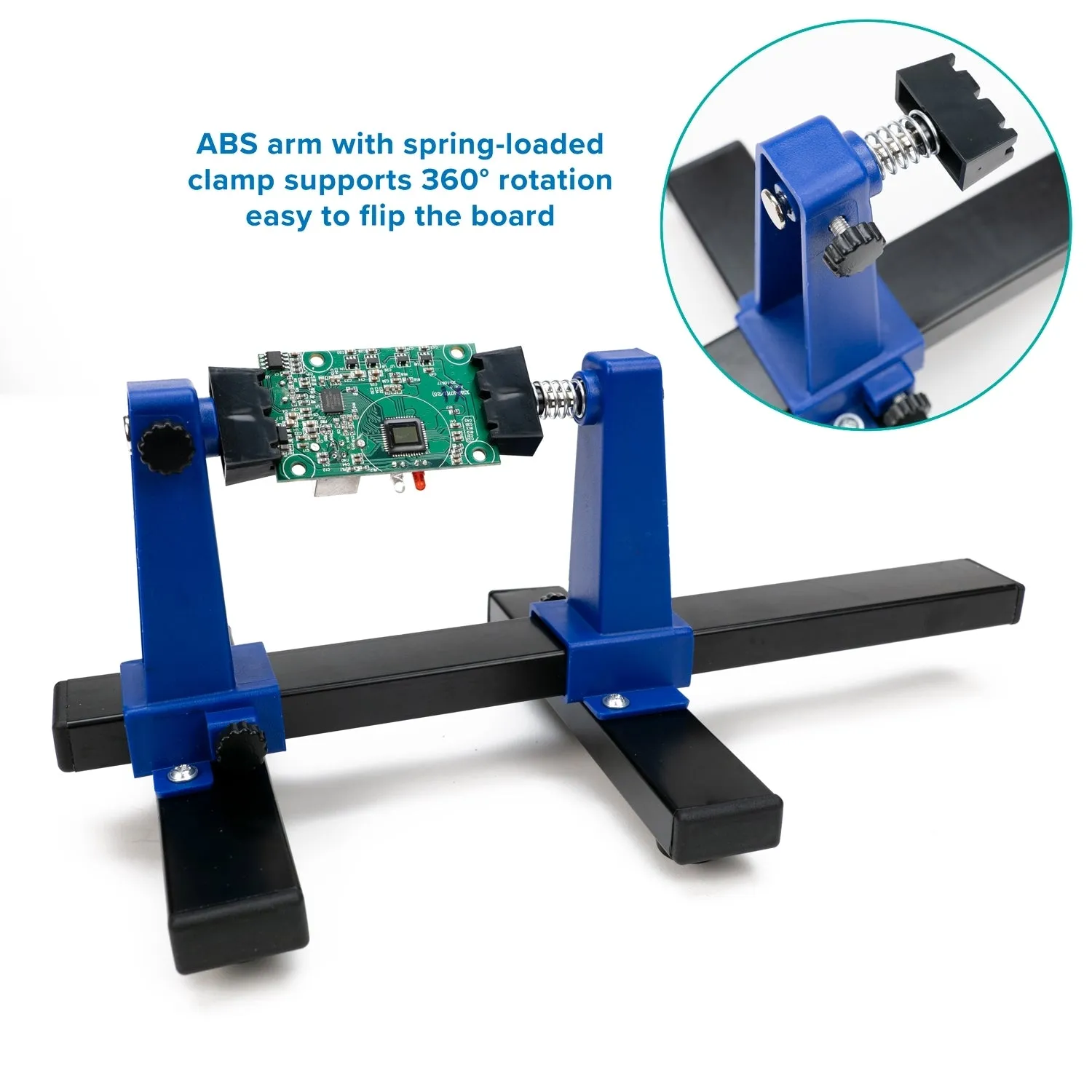 AmScope Adjustable Circuit Board Holder and Clamping Kit