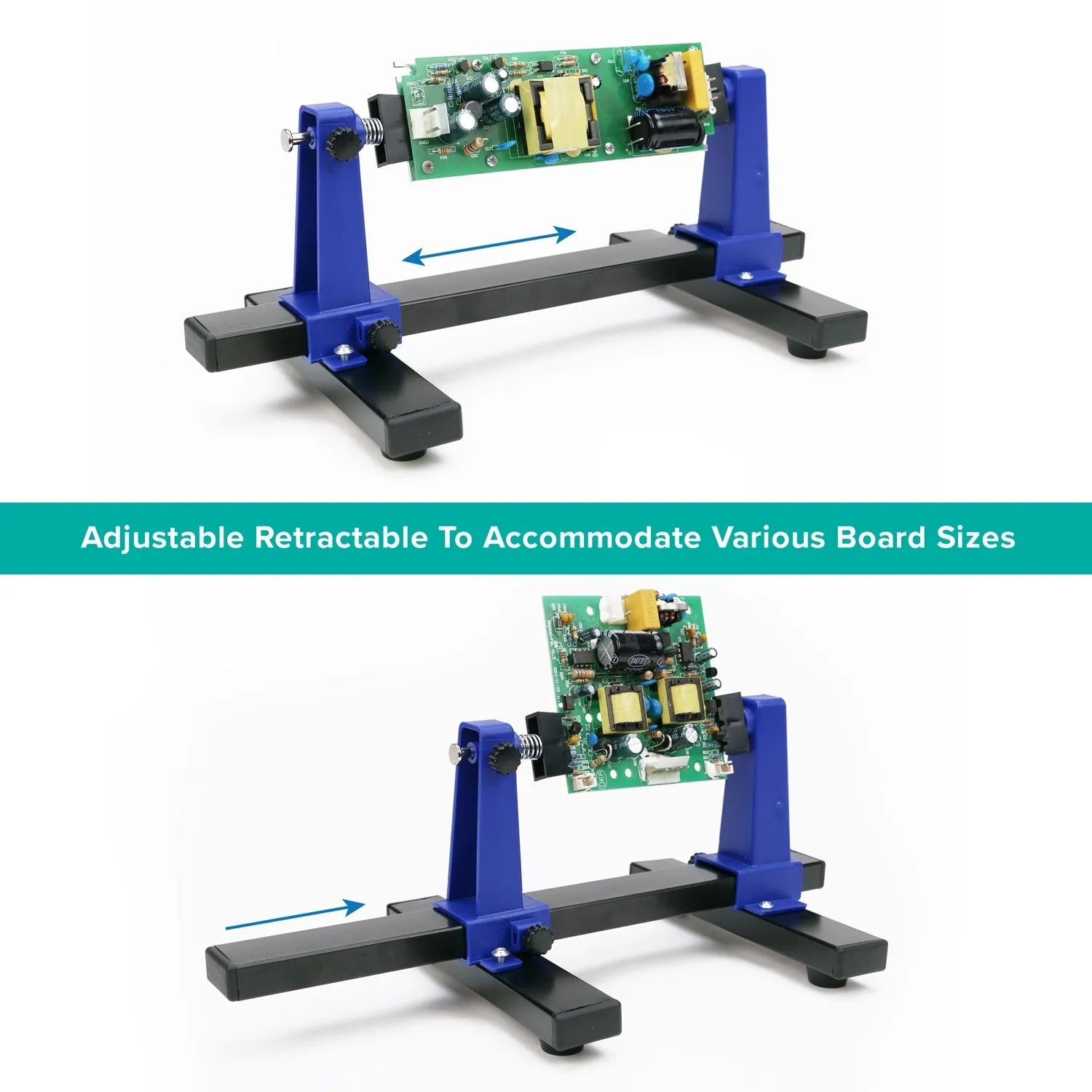 AmScope Adjustable Circuit Board Holder and Clamping Kit