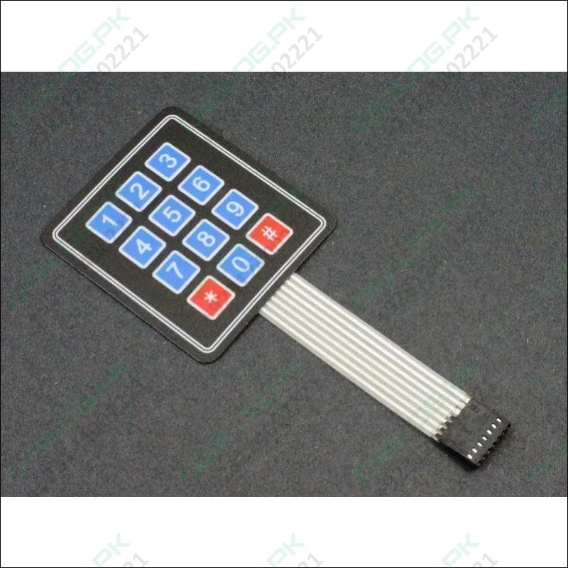 Arduino 3x4 Keypad 4×3 Matrix 12 Keys Membrane Switch Keypad