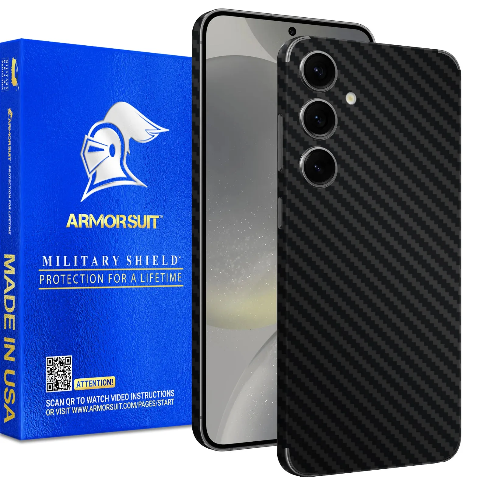 Armorsuit MilitaryShield Vinyl Skin Wrap Film for Samsung S24