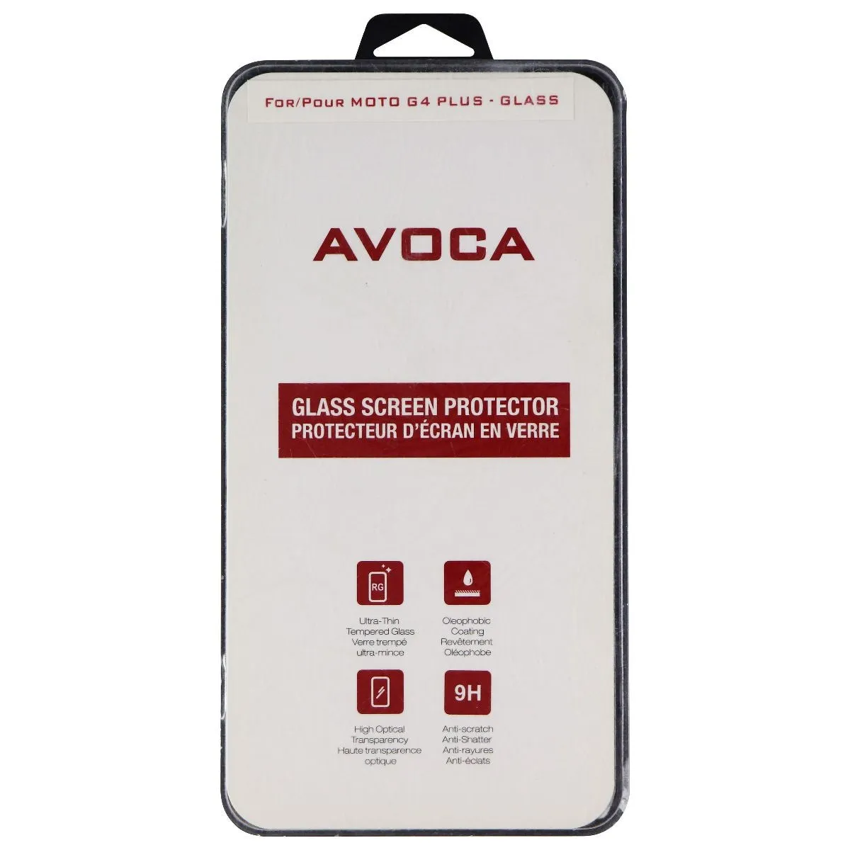 Avoca Glass Screen Protector for Motorola G4 Plus Smartphone - Clear