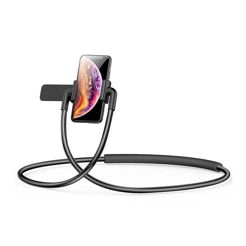 Baseus Flexible Neck Phone Holder Stand - Black