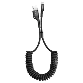 Baseus USB Cable - Fish Eye Spring Data Cable For Lightning Devices