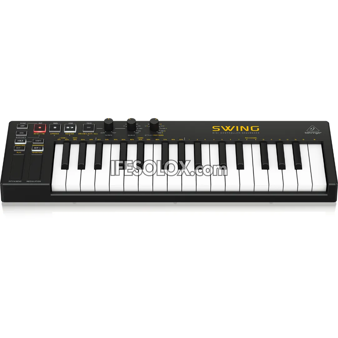 Behringer SWING 32-Key USB MIDI Controller Keyboard with 64-Step Polyphonic Sequencing - Brand New