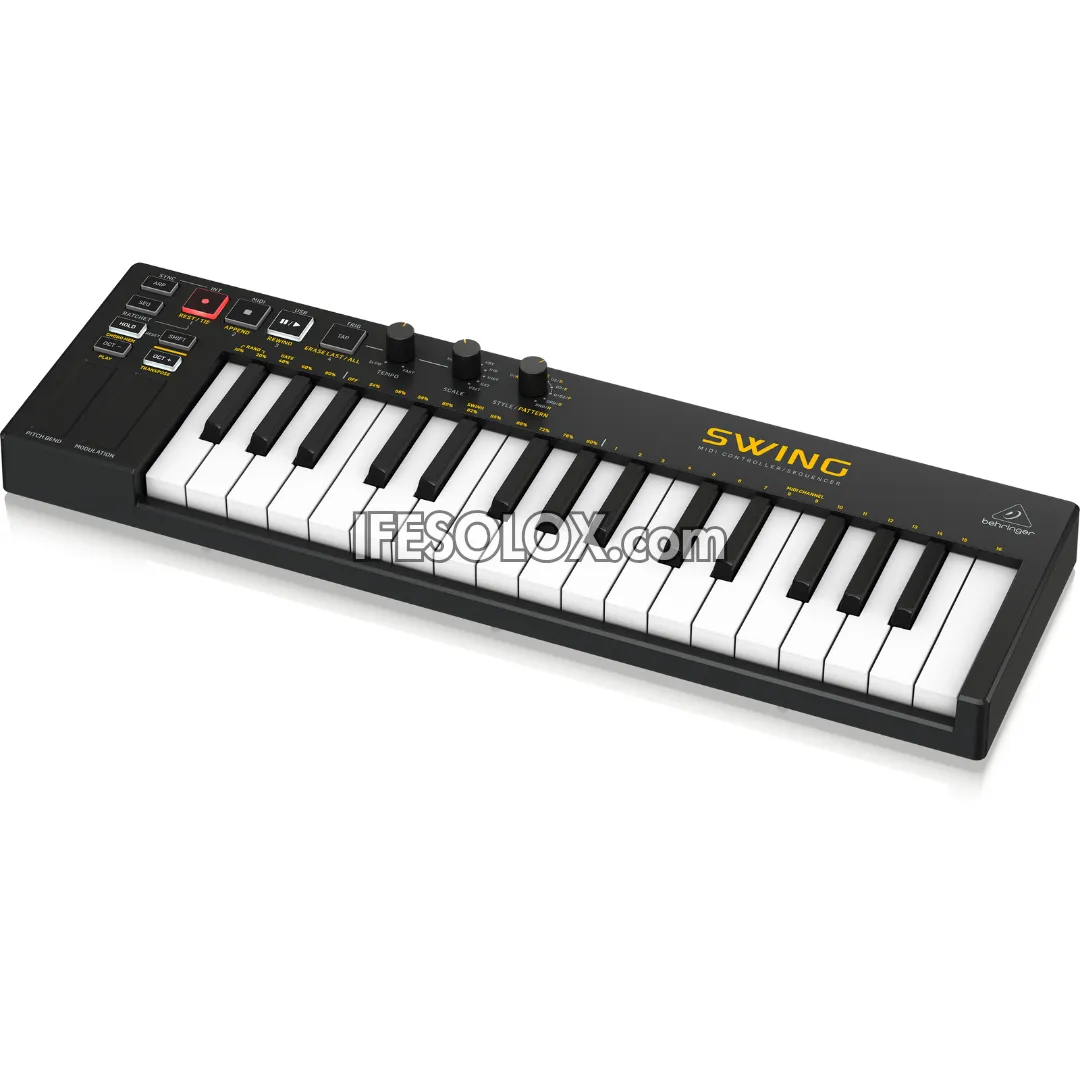 Behringer SWING 32-Key USB MIDI Controller Keyboard with 64-Step Polyphonic Sequencing - Brand New