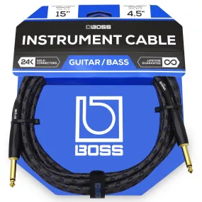 BIC10 BIC-10 Instrument Cable 10ft SS 10ft / 3m - Straight/Straight