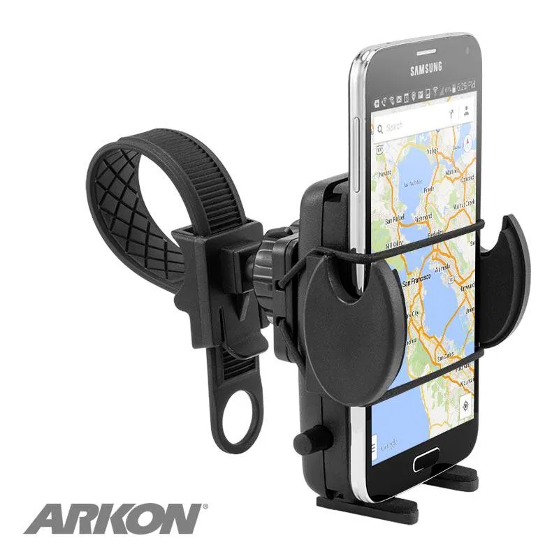 Bike or Motorcycle Mega Grip™ Phone Holder Strap Mount for iPhone, Galaxy, and Note