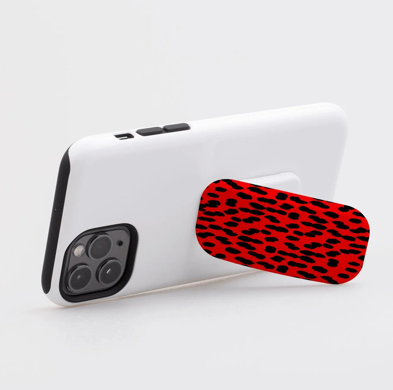 Black And Red Mono Phone Stand