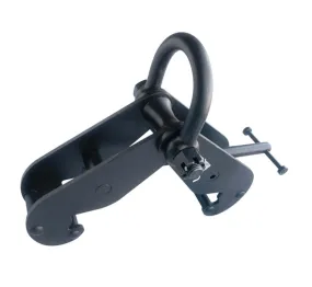 Black Beam Girder Clamps with Lifting Shackle - 1 Ton to 5 Ton