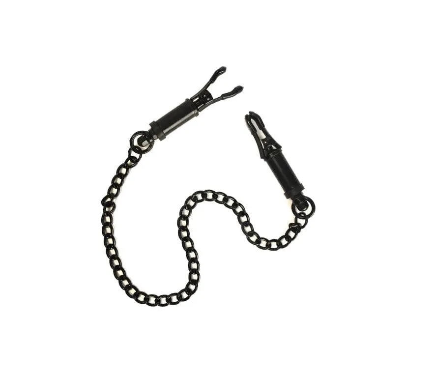 Black Deluxe Adjustable Nipple Clamps