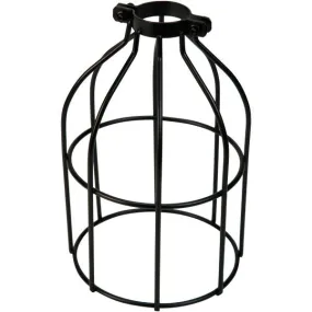 Black Open Style Premium Light Bulb Cage