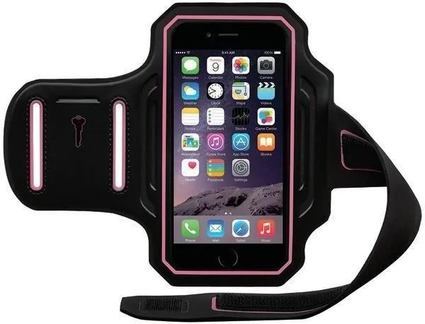 BODY GLOVE 9487801 iPhone 6/6s ENDURANCE Armband (Black/Pink)