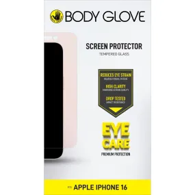 Body Glove Eye Care Tempered Glass Screen Protector - Apple iPhone 16 / iPhone 15 - Clear (BGSGETG-IP16)