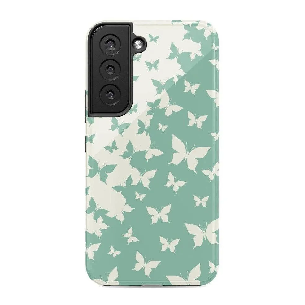 Butterfly Effect | Sage Colorblock Samsung Case