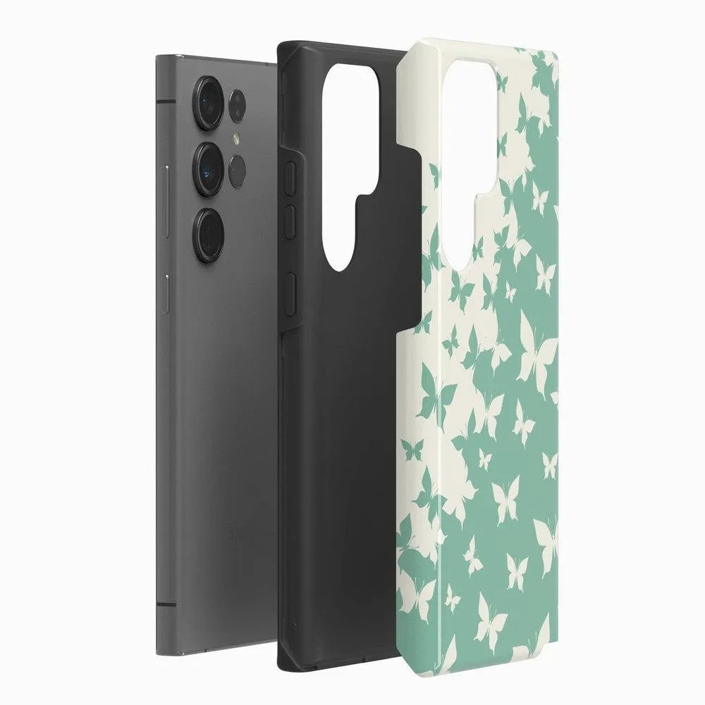 Butterfly Effect | Sage Colorblock Samsung Case