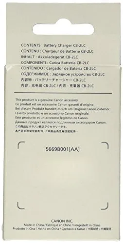 Canon Battery Charger CB-2LC