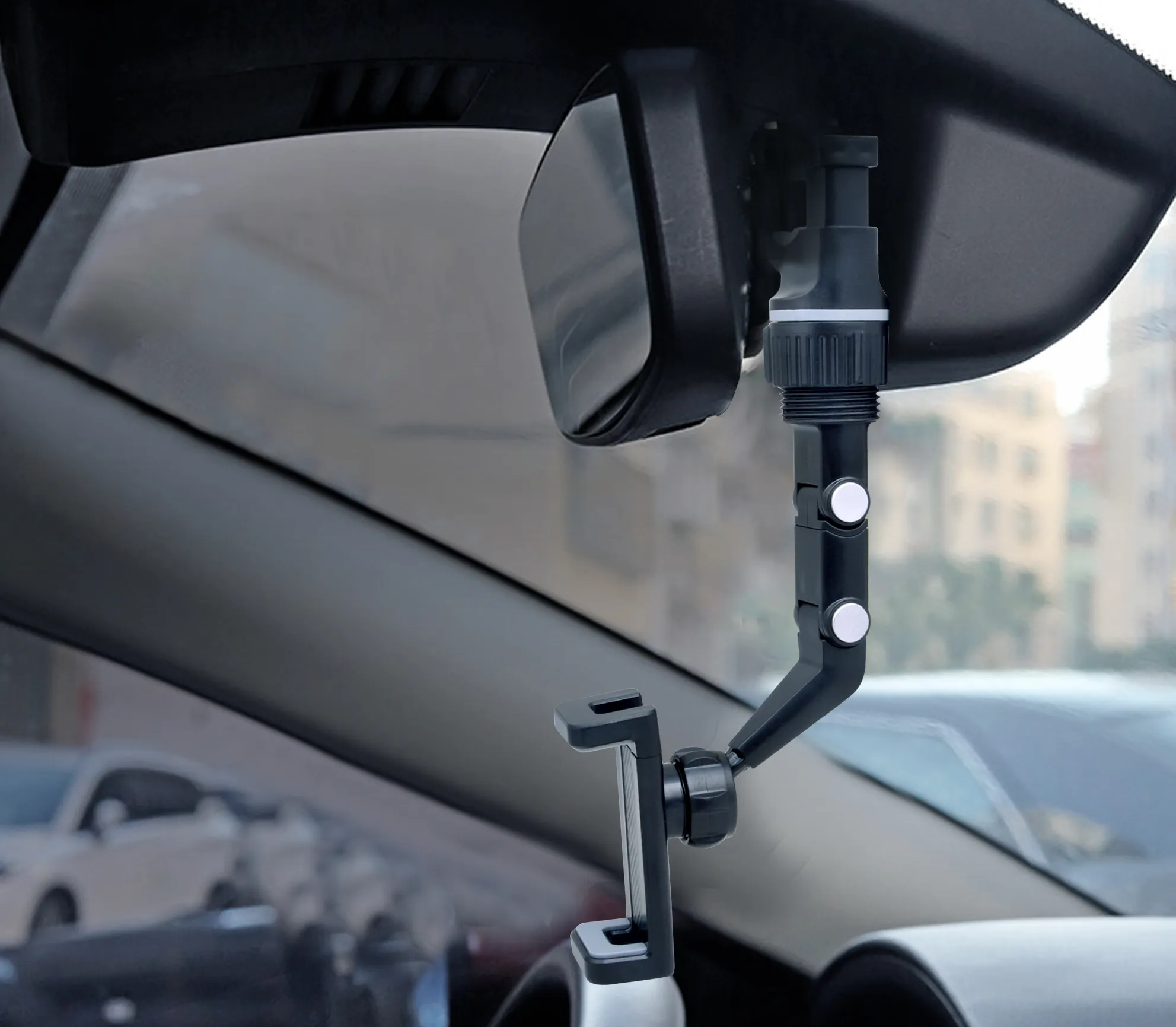 Car Rearview Mirror Hanging Phone Mount