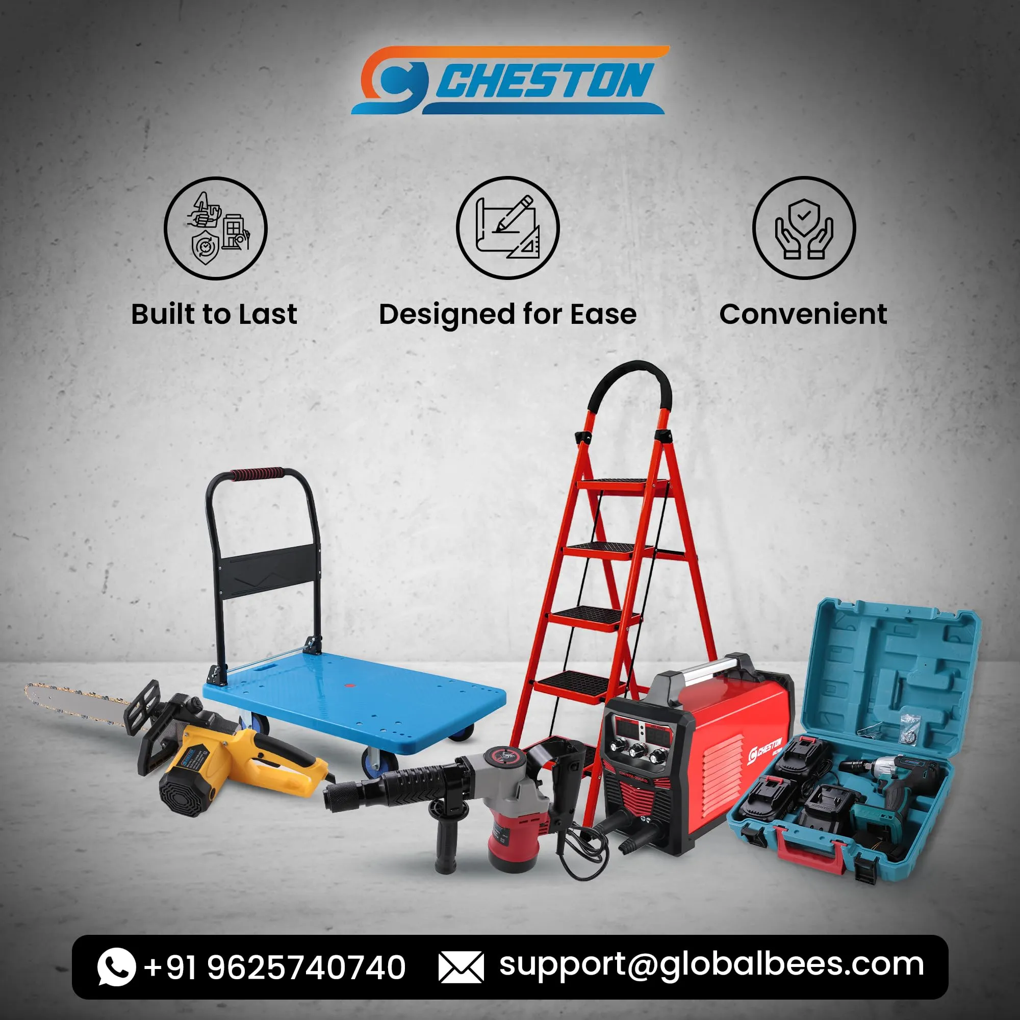 Cheston One 4000 mAh Battery 21V (1 Battery and Charger Not Included) | 1 Year Warranty Included