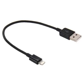 Compact 20cm 8 Pin to USB 2.0 Data and Charging Cable