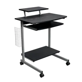 Compact Computer Cart With Storage